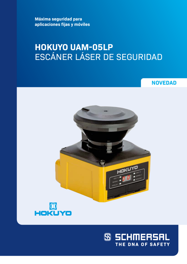 Portada de un folleto de productos de Schmersal