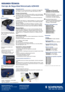 AZM400 Cerrojo de seguridad motorizado