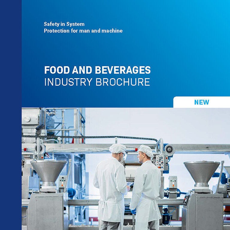 Portada del folleto de industria: Alimentación y bebidas