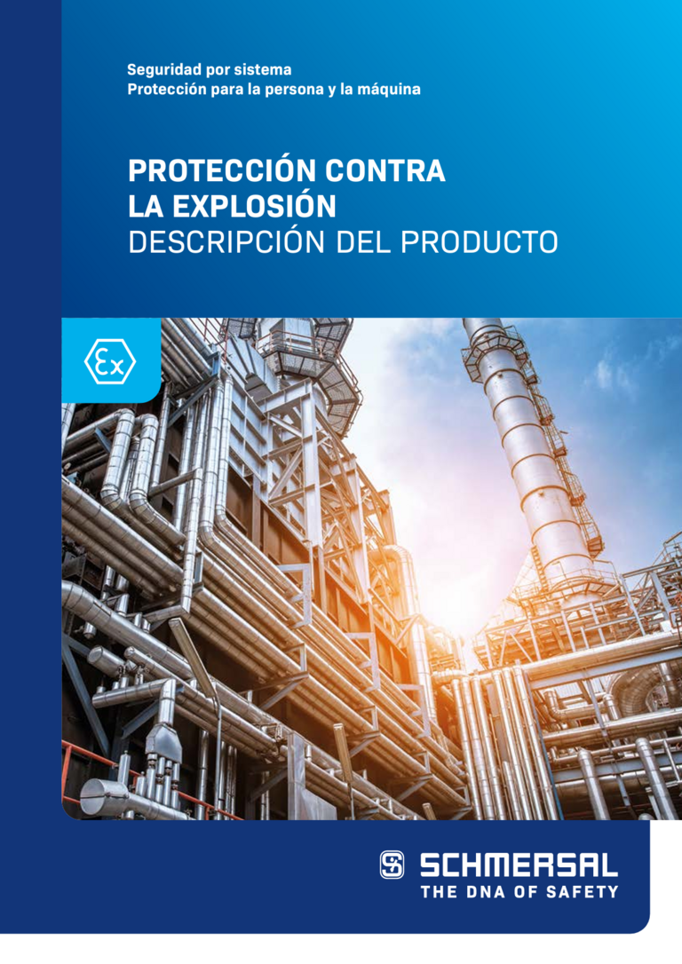 Portada del folleto de la familia de productos PROTECT de Schmersal