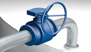 Monitoring of the valve position in the oil and gas industry