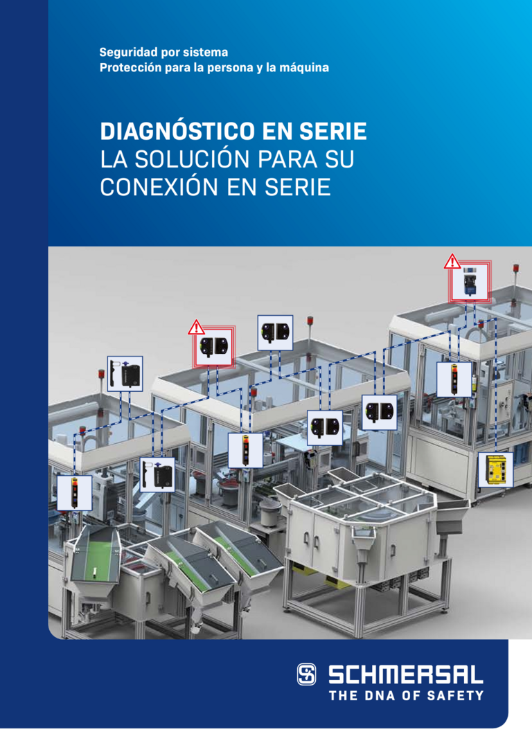 Portada de un folleto de productos de Schmersal
