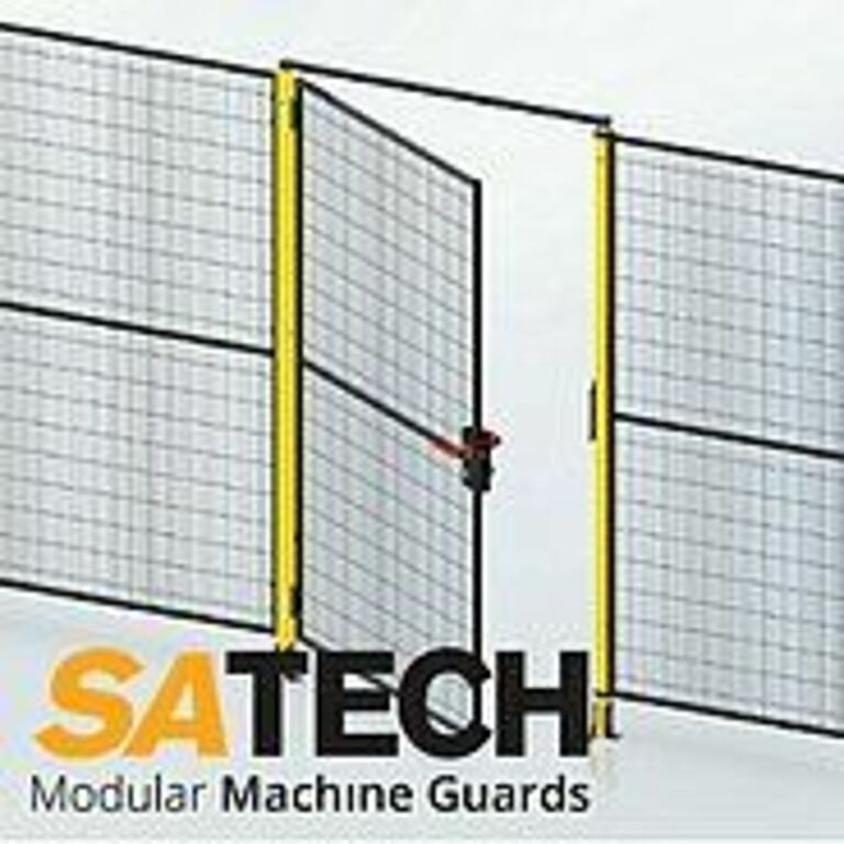 Vallado de seguridad Satech en una instalación industrial