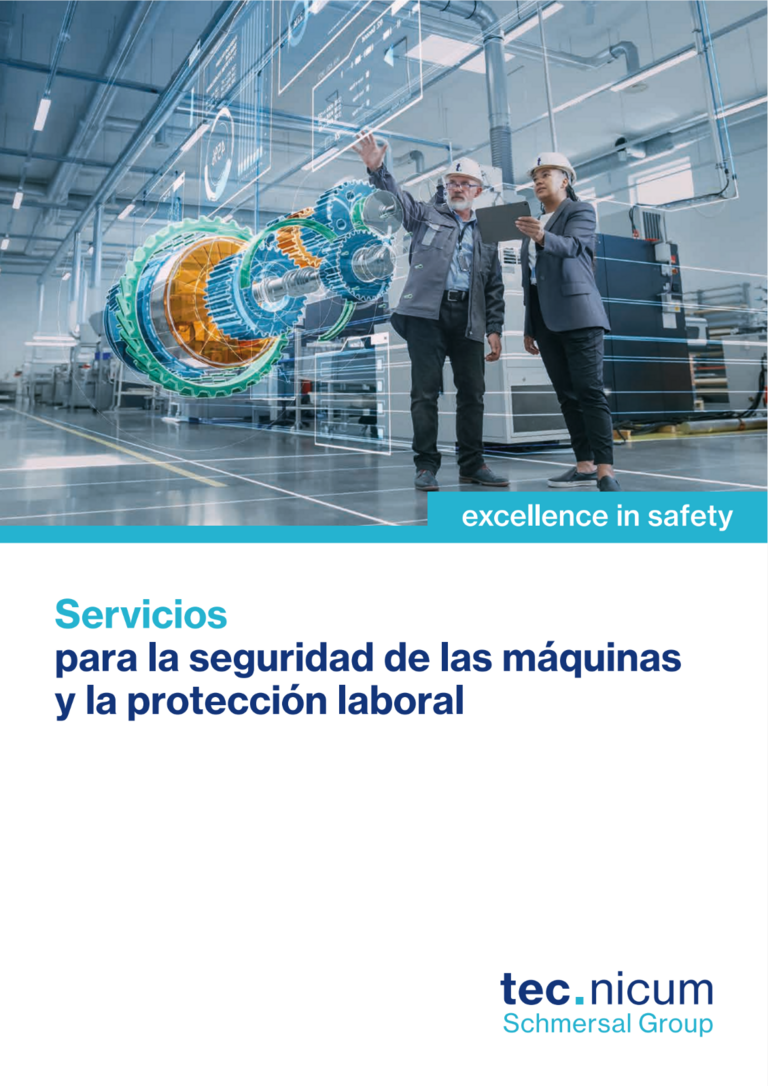Portada de un folleto de productos de Schmersal